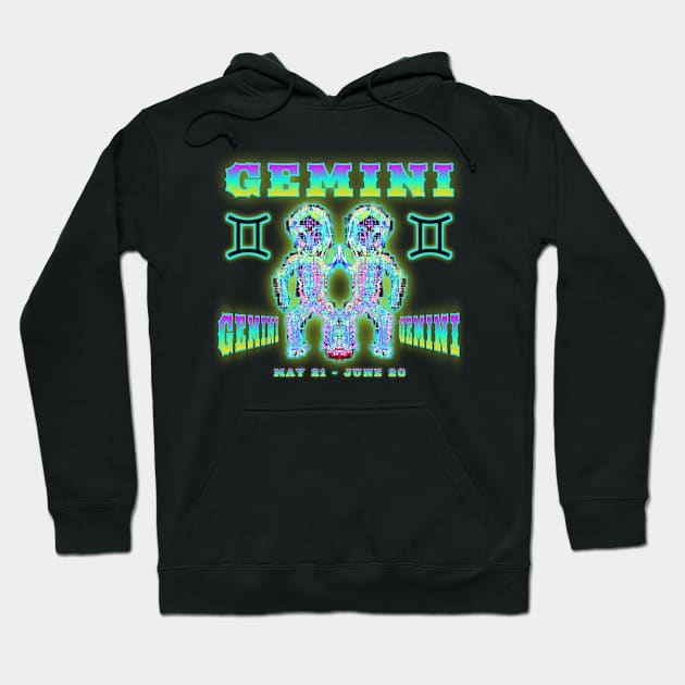 Gemini 8a Periwinkle Hoodie by Boogie 72